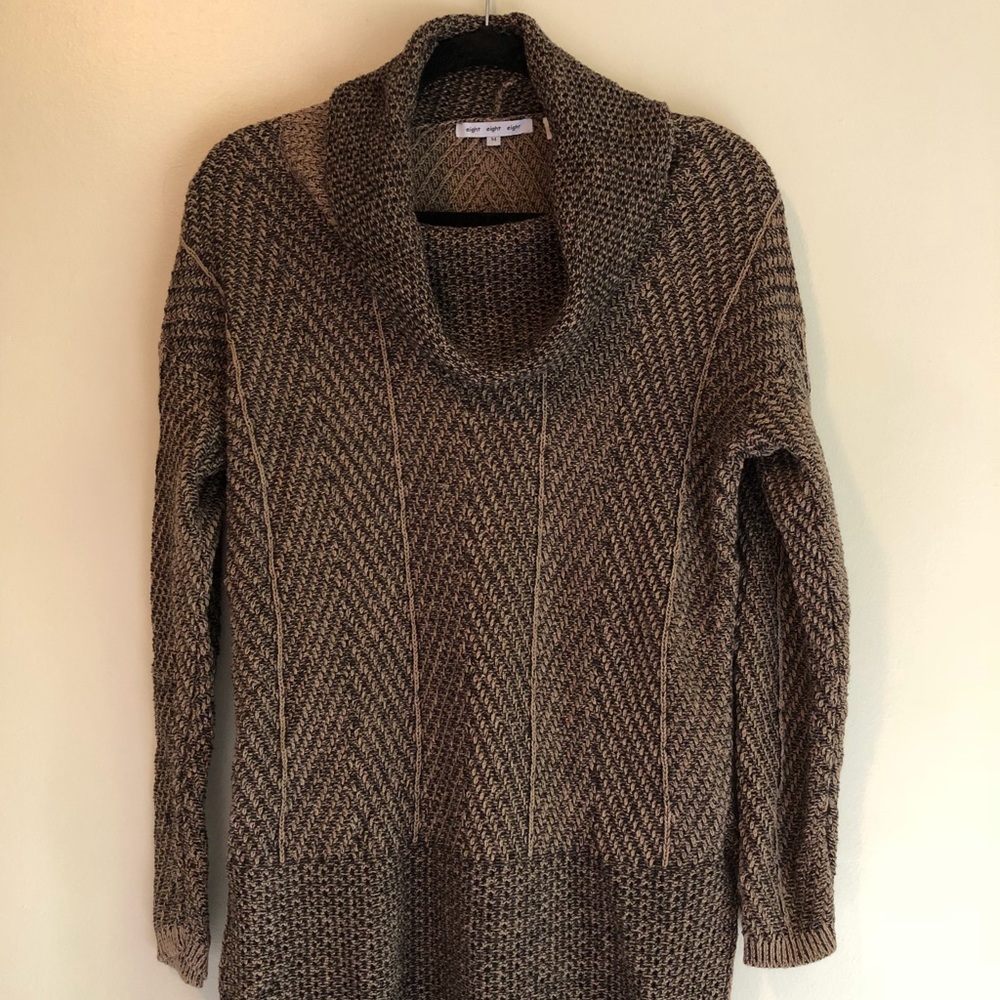 Knit, cowl neck sweater
